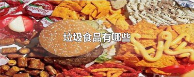 ​垃圾食品有哪些危害 垃圾食品有哪些图片