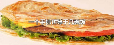 ​手抓饼等于几碗米饭 一顿吃几个手抓饼