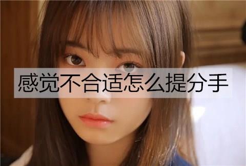 感觉不合适怎么提分手1
