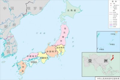 ​东亚、南亚各国行政示意图，4K无水印版分享