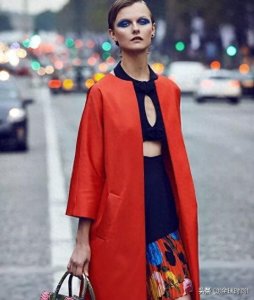 ​斯洛伐克超模 古典仙女宫廷风 情有独钟连衣裙穿搭——Kamila