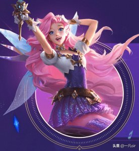 ​AI绘图|英雄联盟的唯一歌星-星籁歌姬萨勒芬妮