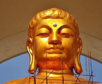 江西斥资10亿建成世界最高佛像: 81米高6年建成, 外镀48公斤黄金