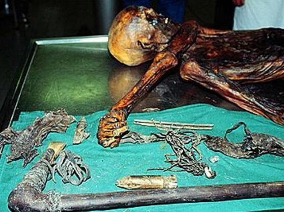 世界上最古老的古尸，冰人奥茨冰封5300年不腐