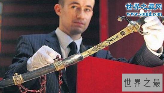 世界上最昂贵的十大名刀,乾隆宝刀第一(770万美元)