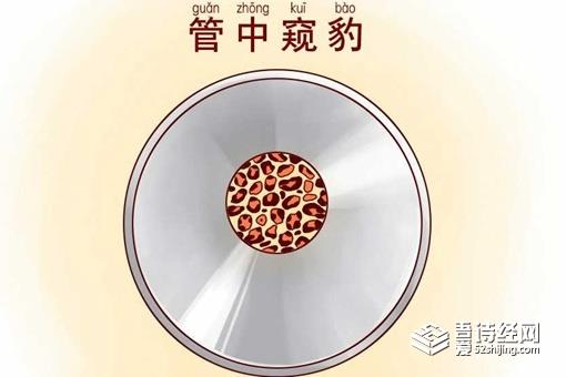 管中窥豹是什么意思