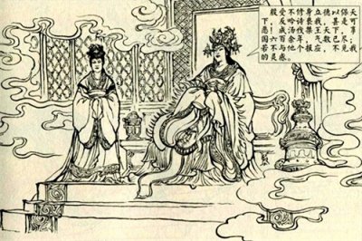 ​封神演义：女娲为何不敢吊打纣王？因为元始天尊给他派了2个保镖