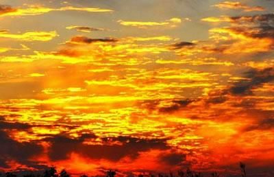 火烧云是怎样形成的