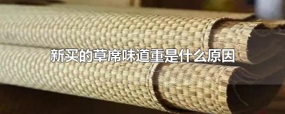 ​新买的草席味道重是什么原因