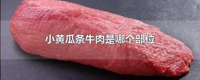 ​小黄瓜条牛肉是哪个部位