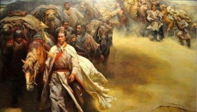 ​张骞传，班固记录了张骞从出发到归还的历程