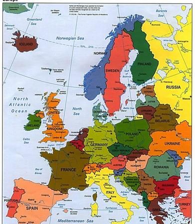 欧洲主要有哪些国家几个