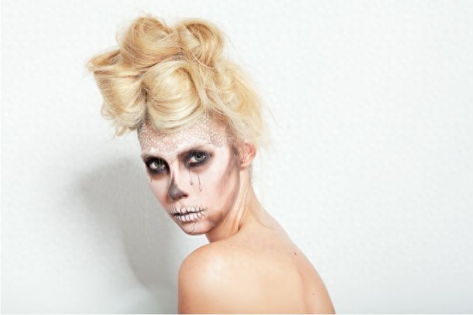 阴郁少女的美！