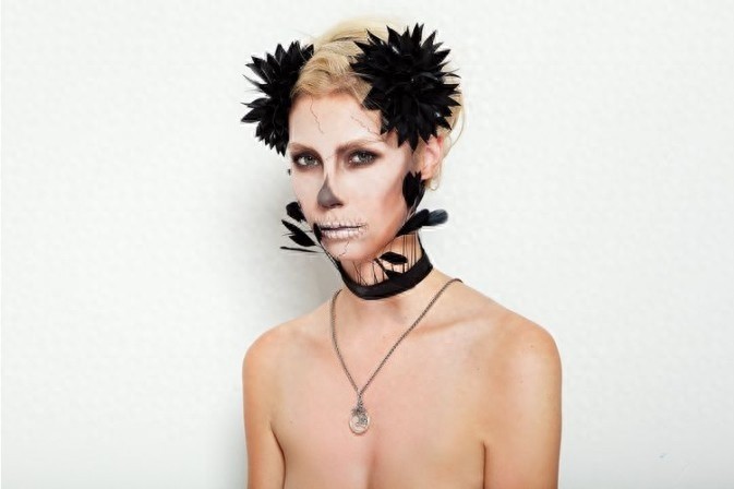 阴郁少女的美！