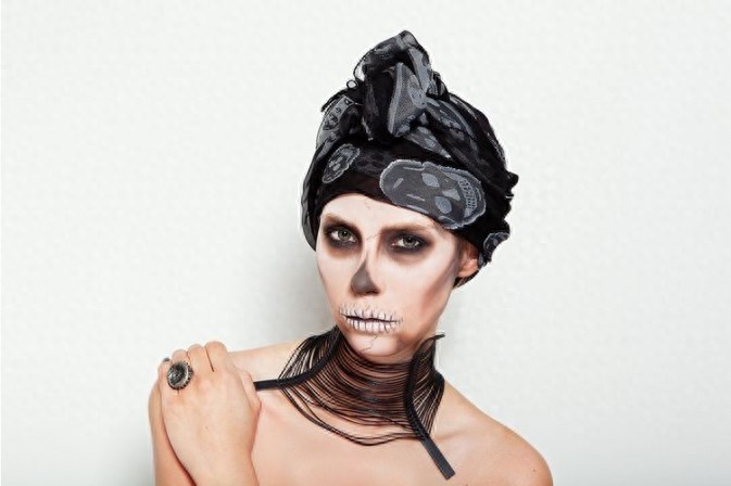 阴郁少女的美！