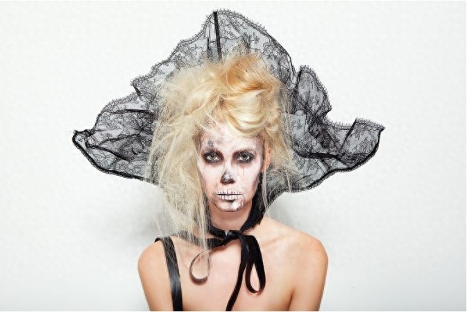 阴郁少女的美！